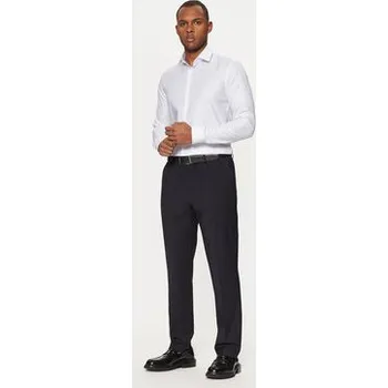 Pánská košile Calvin Klein Košile K10K113855 Bílá Slim Fit 44