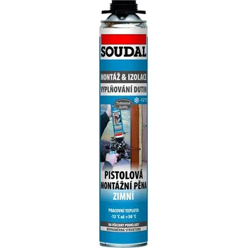Montážní pěna SOUDAL Pistolová montážní pěna zimní 750ml