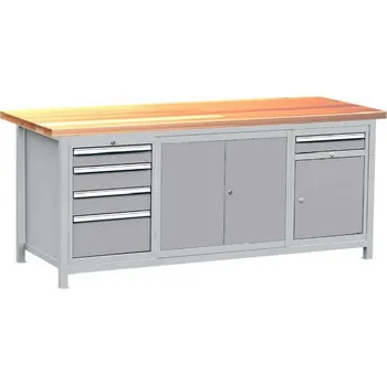 Dílenský stůl Dílenský stůl svařený - Ponk set DPJ 211 ponk svařený set DPJ 211 kovos