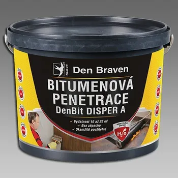 Penetrace DEN BRAVEN Bitumenová penetrace DenBit DISPER A 10kg kbelík