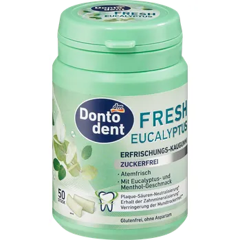 Žvýkačka Dontodent žvýkačky Fresh Eucalyptus