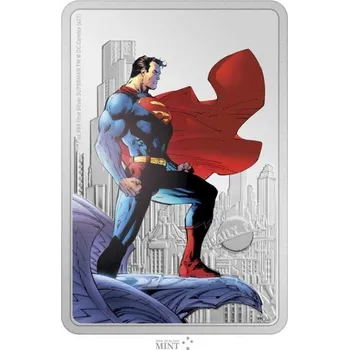 Sběratelství Stříbrná mince Niue Island Superman: Muž z oceli 1 Oz