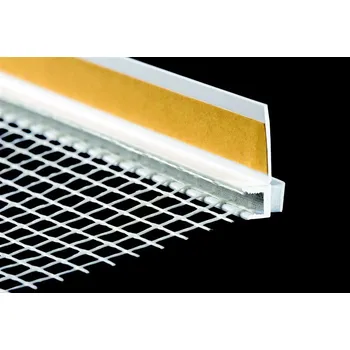 Stavební profil HPI Lišta začišťovací s tkaninou 6mm pro porobeton délka 2,4bm