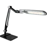 Lampa stolní 600lm podstavec i úchyt, 10W LED MATRIX černá