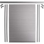 Kompletní sada rolovacích dvířek Carbest, šedá