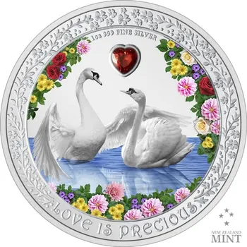 New Zealand Mint Stříbrná mince "Love is Precious" 1 Oz Niue 2023