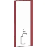 CHADIM Ocelová zárubeň - Klasické zdění typ H 95 š. 700mm Levá