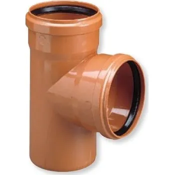 Kanalizační potrubí Kanalizace - kanalizační odbočka 87 stupňů s hrdlem KGEA průchod 250mm odbočení 160mm