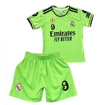 Míčový sport Numberoplus Premium Dětský fotbalový dres komplet Real Madrid FC 28288 - Kylian Mbappé 9 Velikost: 16 let (vel.166-172)