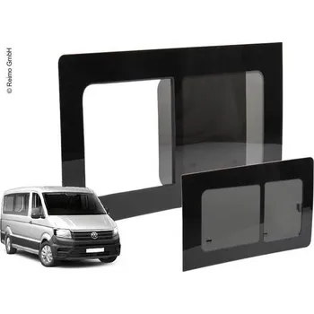 Příslušenství ke karavanu Okno pro zadní dveře CARBEST pro VW Crafter (2018- ) pravé dveře, 776x649mm, tónované
