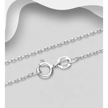 Řetízek Řetízek ze stříbra 925, 1 mm široký o délce 45,7 cm