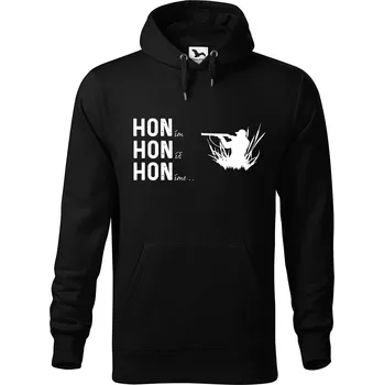 Pánská mikina DOBRÝ TRIKO Vtipná pánská mikina s potiskem Hon Velikost pánské mikiny: 5XL, Barva: Černá