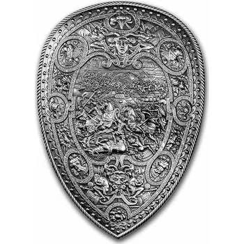 KOMSCO Stříbrná mince Henry II Shield Stackable 2 Oz Jižní Korea