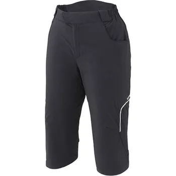 SHIMANO Touring 3/4 kalhoty, dámské, černá, M
