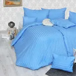 Povlečení damaškové modré EMI: Standardní set jednolůžko obsahuje 1x 200x140 + 1x 90x70