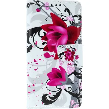 Pouzdro na mobilní telefon Pouzdro Xiaomi Redmi Note 8T knížkové Květinová kresba (kryt neboli obal na Xiaomi Redmi Note 8T)