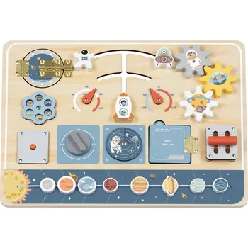 Dřevěná hračka Aktivity board Vesmír