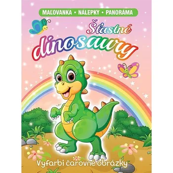omalovánky Šťastné dinosaury Panoráma Kniha