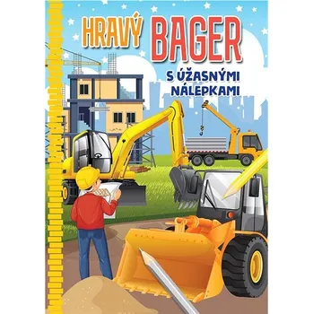 omalovánky Hravý bager Kniha