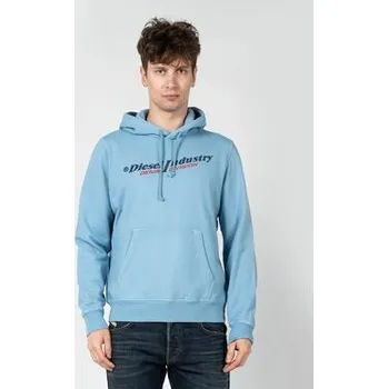 Dámská mikina Diesel Mikina A03744-0AJIH-8DH Světle modrá Regular Fit M