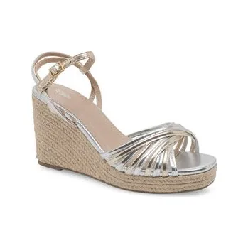 Dámská obuv DeeZee Espadrilky WYL2610-01 Stříbrná 41