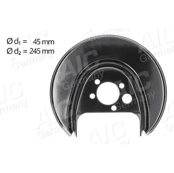 Brzdový kotouč Ochranný plech proti rozstřikování, brzdový kotouč A.I.C. 56156