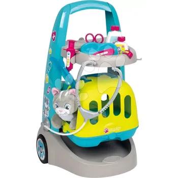 hrací stolek veterinární vozík s kočičkou a vybavení