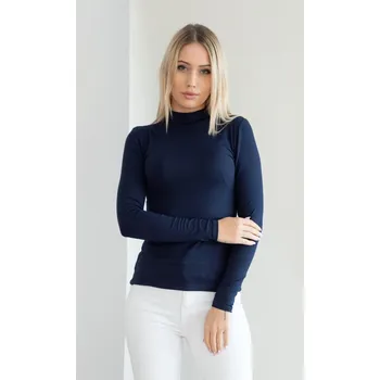 Dámská halenka Lental stojáček Nela - tm. modrá, S