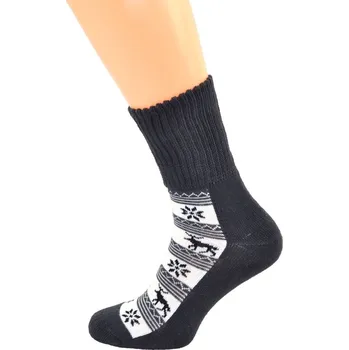 Dámské termoprádlo Gapo Dámské thermo zimní ponožky SOBÍK 1. Velikost: 5-6 (EU 38-39), 2. Barva: tmavě šedá