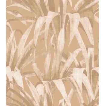 Tapeta Cristiana Masi by Parato Vliesová tapeta na zeď, hnědo-béžová, listy, 15524, Botany House, Cristiana Masi by Parato, velikost 10,05 x 0,53 m