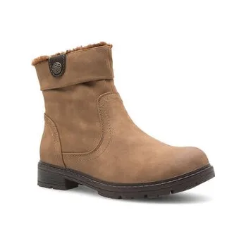 Dámské kozačky Clara Barson Polokozačky CORNY H221008 Hnědá 39