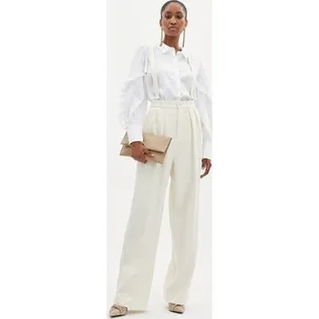 Pánské kalhoty Custommade Kalhoty z materiálu Pien 999825531 Écru Regular Fit XL