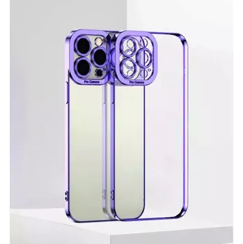 Pouzdro na mobilní telefon TT-TopTechnology Pouzdro pro Apple iPhone 13 - transparent PURPLE, materiál TPU