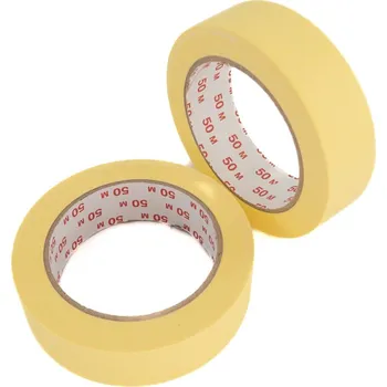 TMX OBALY- Páska lepící papírová 25mm x 50m krep.