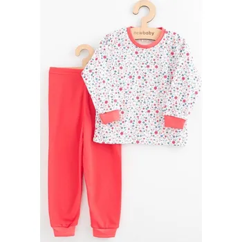 Dívčí pyžamo Dětské bavlněné pyžamko New Baby flowers 104/110