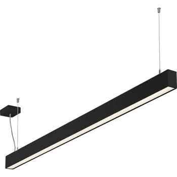 Halla Lineární závěsné svítidlo Lina45 Direct&Indirect Barva: Černá, Délka: 566 mm, Teplota chromatičnosti / Stmívání: 3000 Kelvinů / Nestmívatelné 145-5C1K-10GHE/830- B