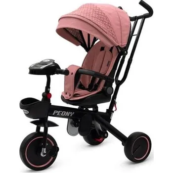 Dětská tříkolka Dětská tříkolka Baby Mix Peony EVA růžová