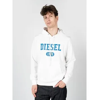Pánská mikina Diesel Mikina A03826-0HAYT-100 Bílá Regular Fit M