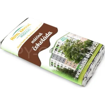 Cukrovinka HOŘKÁ 70% čokoláda 100 g - lesklý přebal s vlastním potiskem