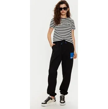Karl Lagerfeld Jeans Teplákové kalhoty A1W10004 Černá Regular Fit XL