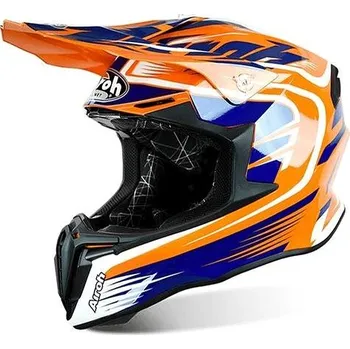 Helma na motorku AIROH TWIST MIX TWMX32 - off-road oranžová ,vel.XXL