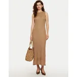 Tommy Hilfiger Úpletové šaty WW0WW43999 Hnědá Slim Fit L