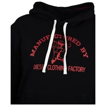 Pánská mikina Diesel Mikina A037830IAJH Černá Regular Fit L