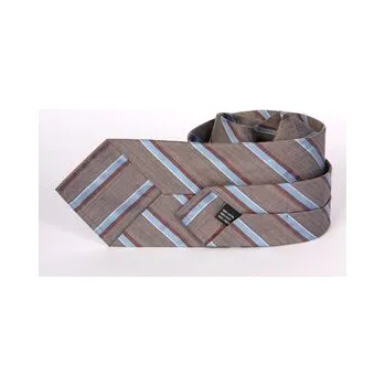 Kravata ELSNER Kravata JEDWAB ŻAKARD A1109 Hnědá OS