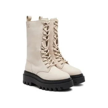 Pánské tenisky Calvin Klein Jeans Turistická obuv YW0YW01683 Béžová 40