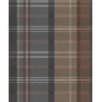 Tapeta Cristiana Masi by Parato Vliesová tapeta na zeď, hnědá, imitace látky, 15567, Botany House, Cristiana Masi by Parato, velikost 10,05 x 0,53 m