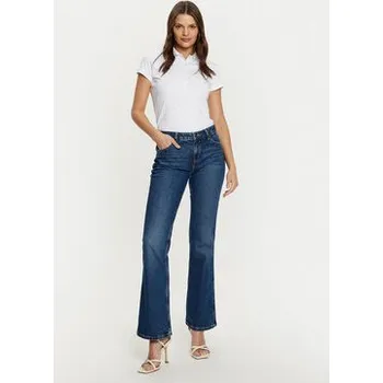 Pánská košile Guess Polokošile W4GP62 KBZV1 Bílá Slim Fit S