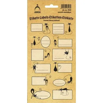 Speciální papír Samolepky eko kočky