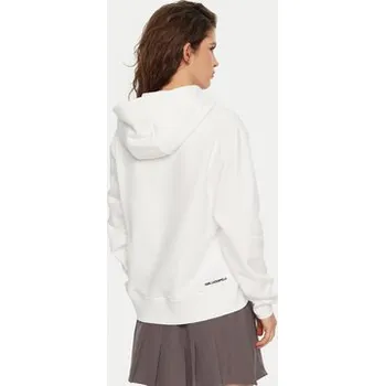 Dámská mikina KARL LAGERFELD Mikina A1W20083 Bílá Regular Fit L