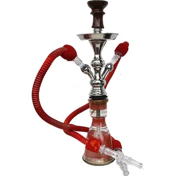 Čistič dýmky Vodní dýmka 46 cm, TopMark Eset červená NEW 2 hadice